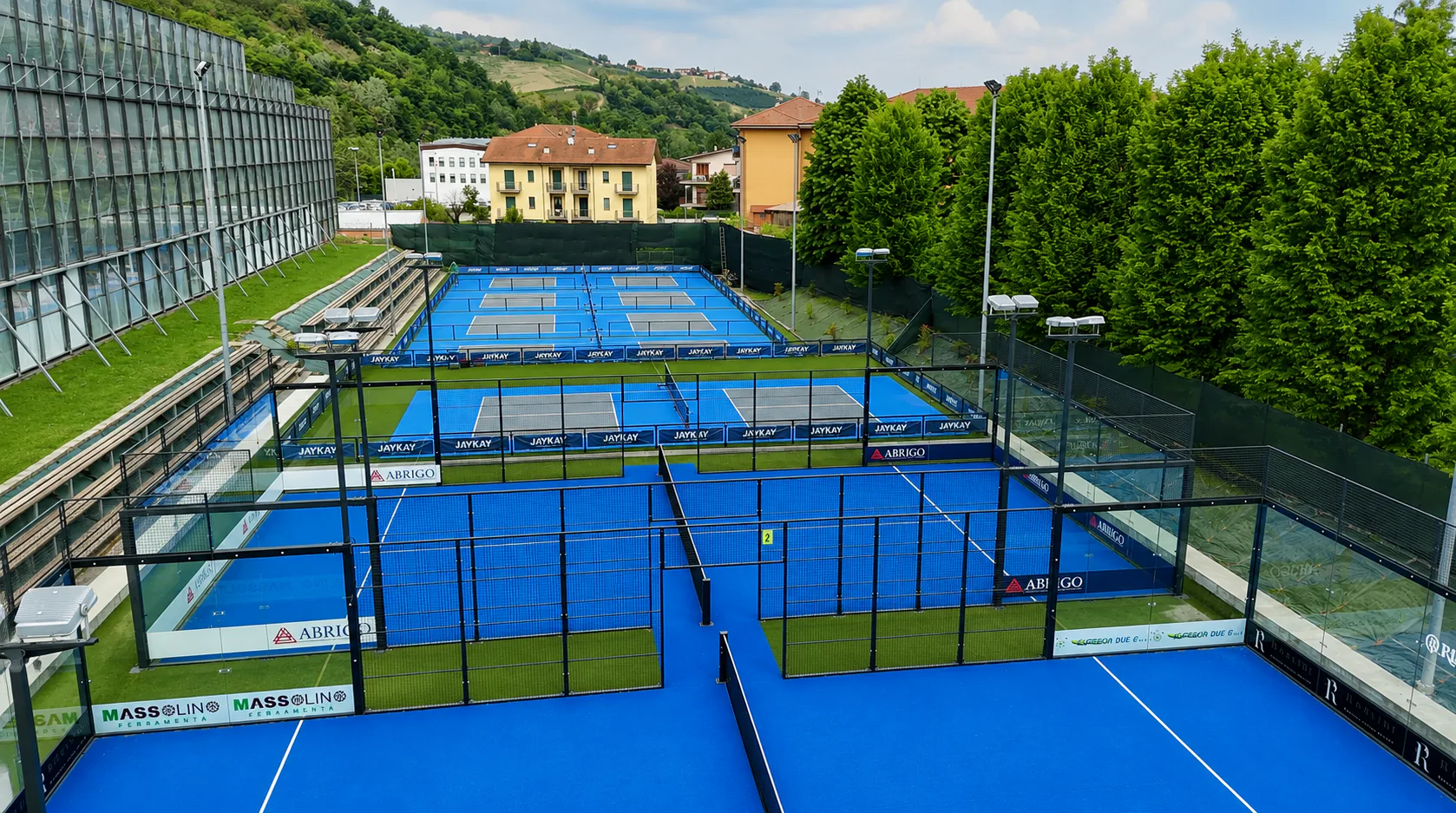 Campo da padel del Tennis Club Alba